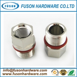 CNC Screws with O-ring,high quality OEM Machinery CNC lathe parts