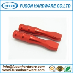 Red Anodize Handle- OEM CNC parts