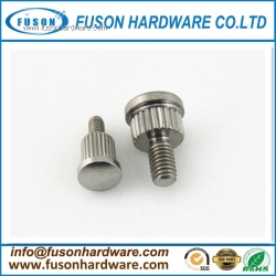 Titanium Knurled Thumb Screws/ Mushroom Head of Titanium Adjustment Knurled Screw