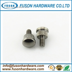 Titanium Knurled Thumb Screws/ Mushroom Head of Titanium Adjustment Knurled Screw