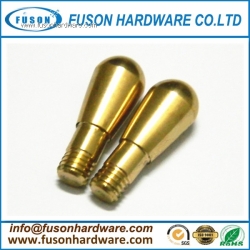Brass Turning Parts/ Custom Brass parts with M8 Thread/ Smoothly surface Brass Parts