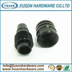 Aluminum Fittings/Aluminum Barbed Hose Fitting/Non-Standard Aluminum Parts with Anodized Black