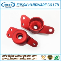 Custom Colour CNC machined steering knuckle/Blue and Red Splash Anodized CNC Parts